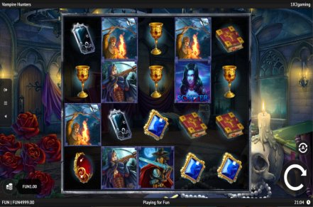 Vampire Hunters Slot Logo