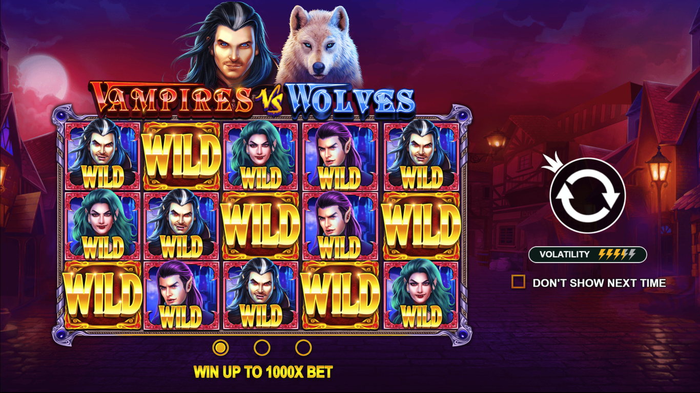 Vampires vs Wolves Slot Demo Image