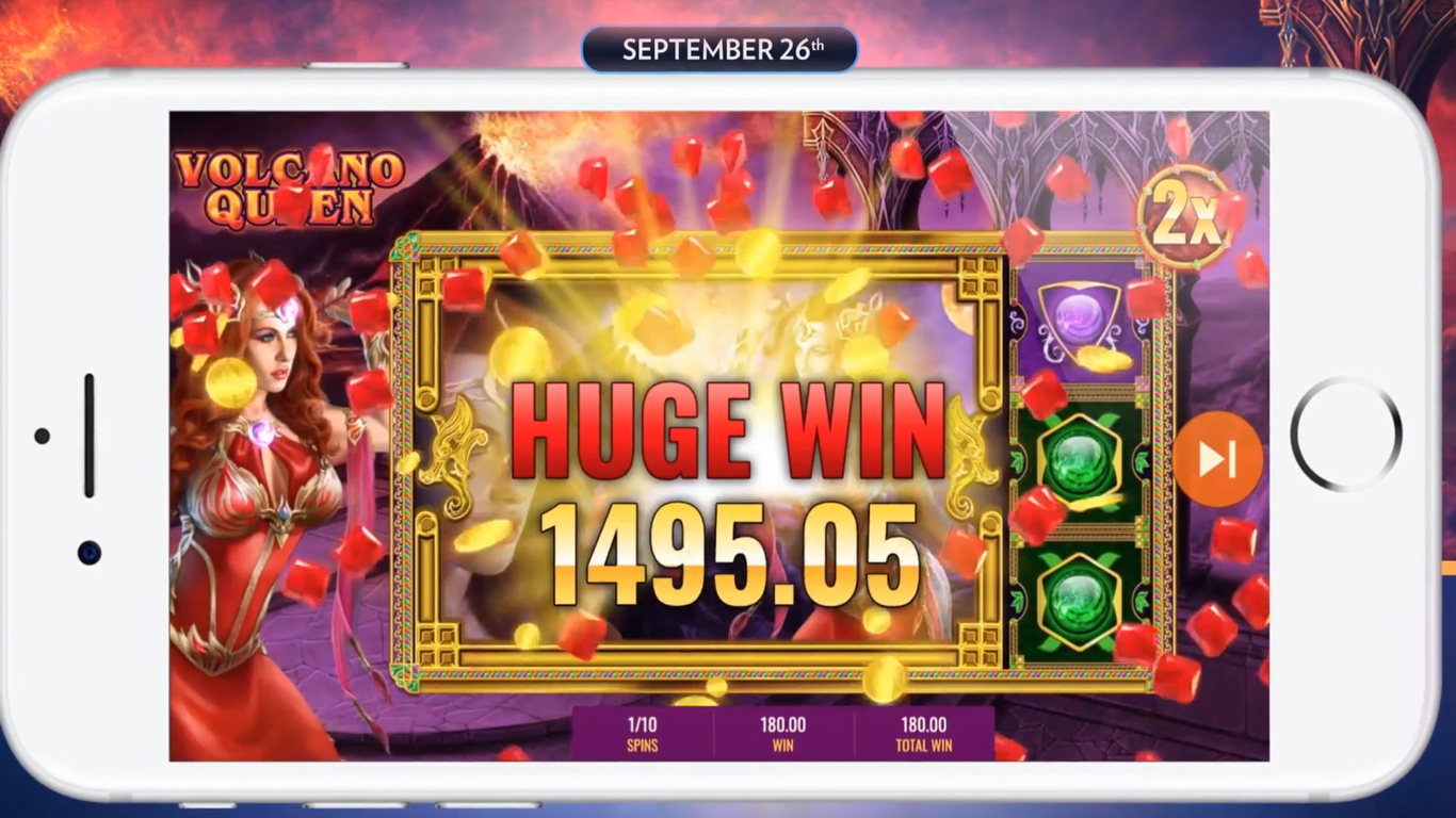 Volcano Queen: Diamond Spins Slot Slot Image in Demo - pic. 3
