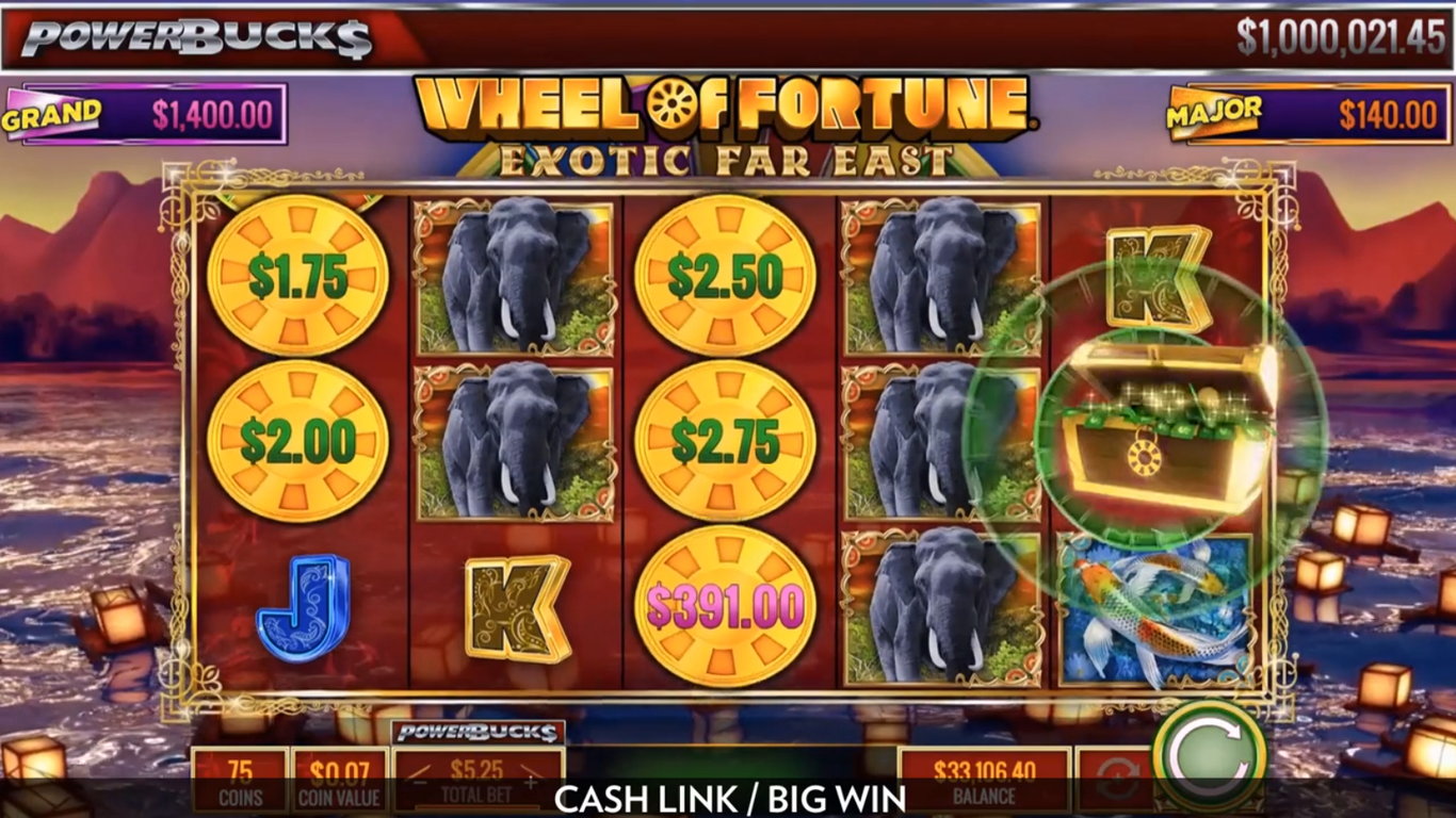 Wheel of Fortune Exotic Far East Slot Demo Image