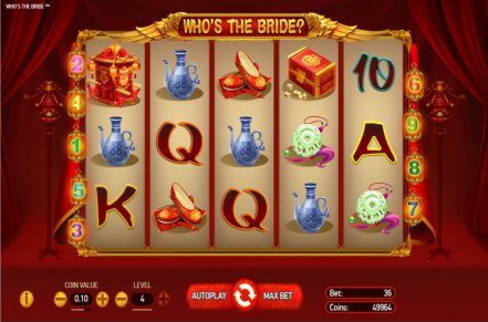 Whos The Bride Slot Logo