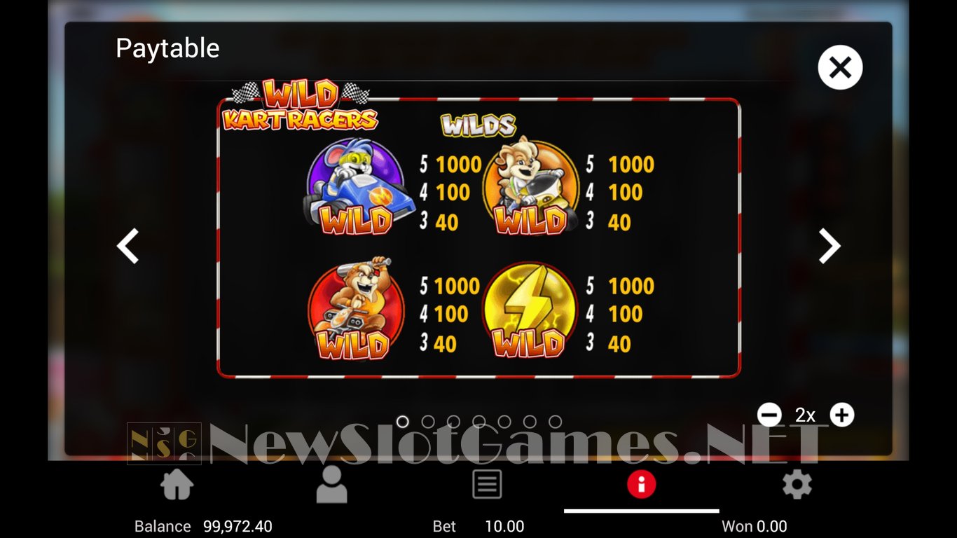 Wild Kart Racers Slot Slot Image in Demo - pic. 4