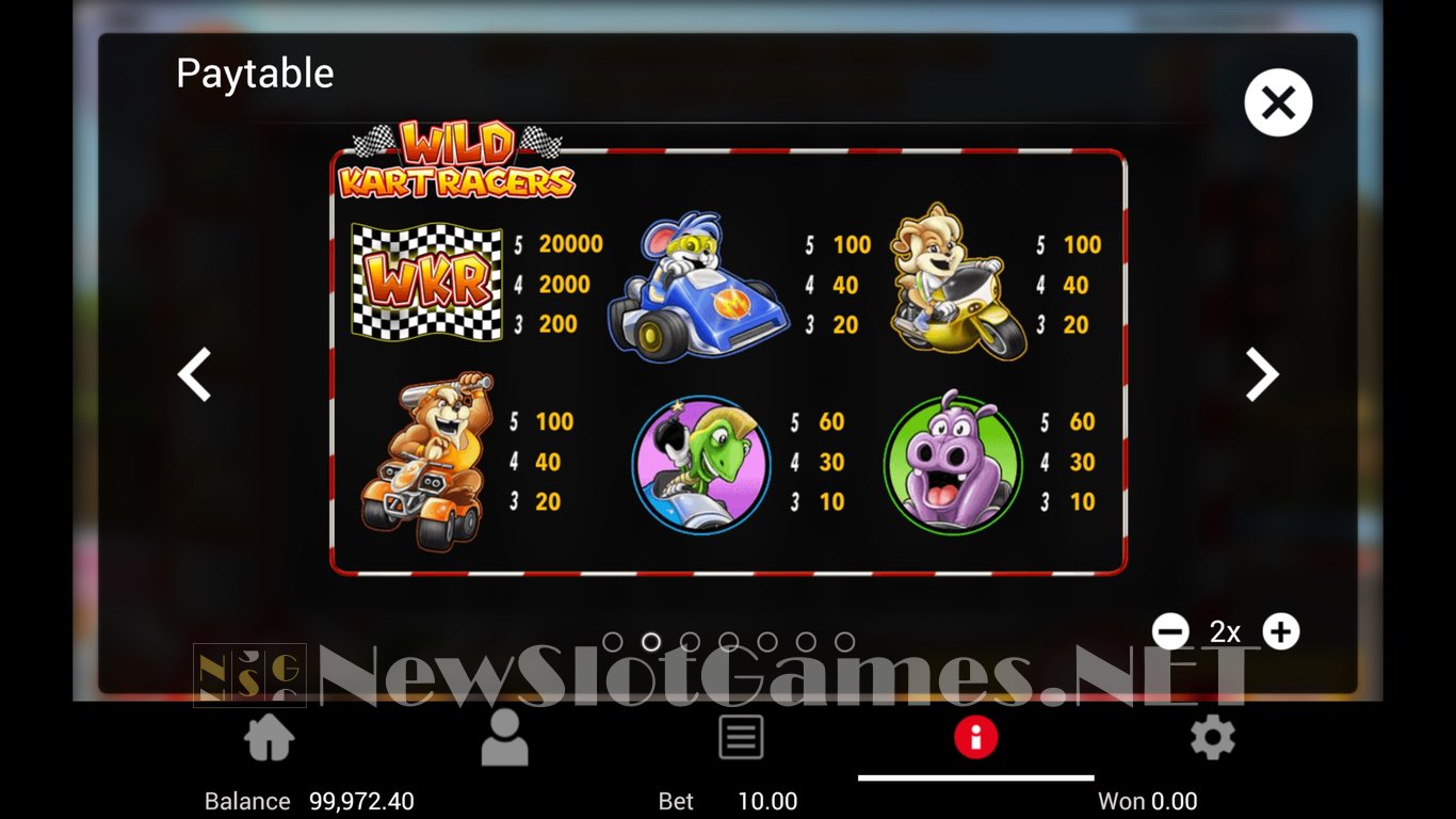 Wild Kart Racers Slot Slot Image in Demo - pic. 5