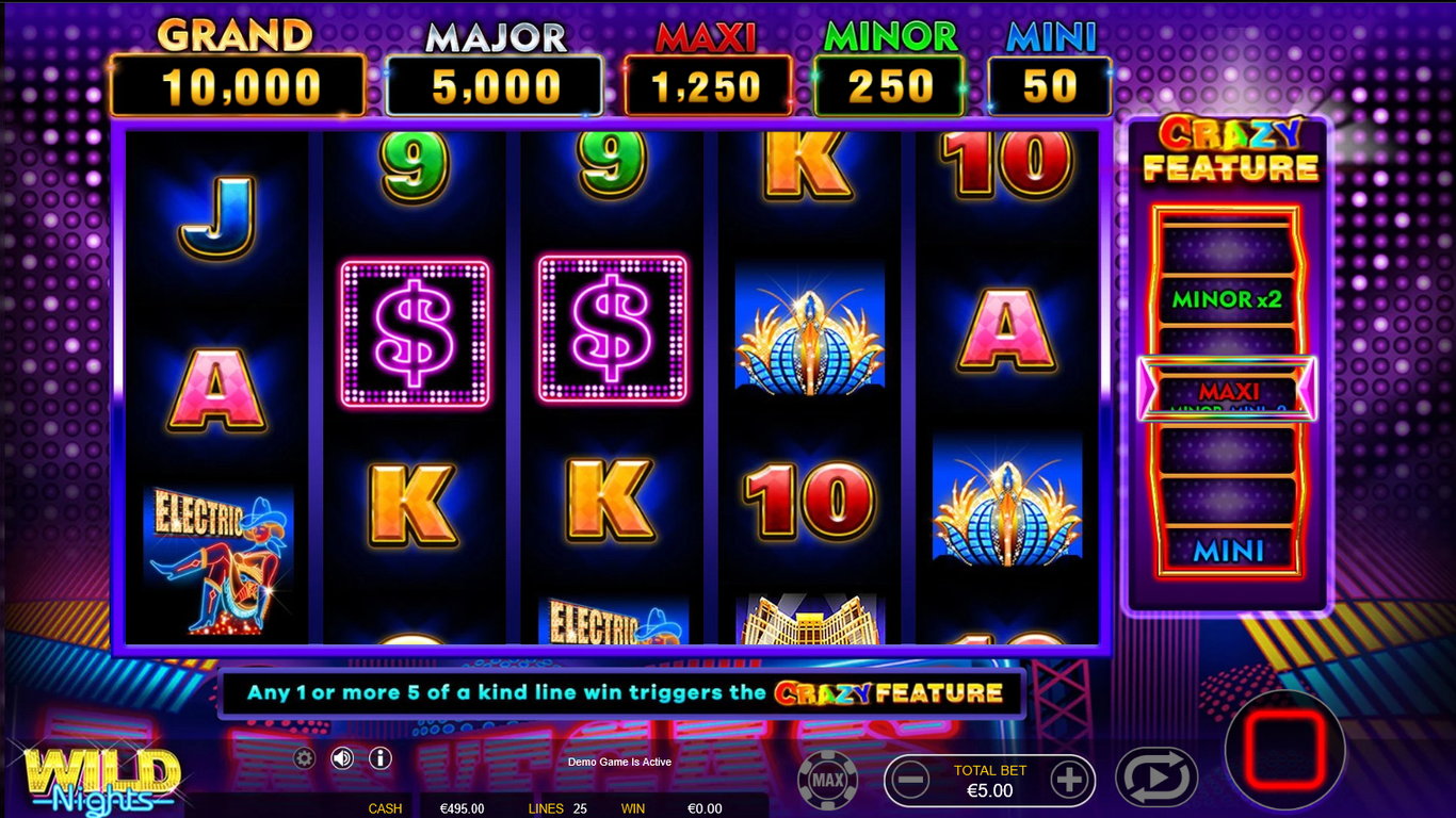 Wild Nights Slot Demo Image