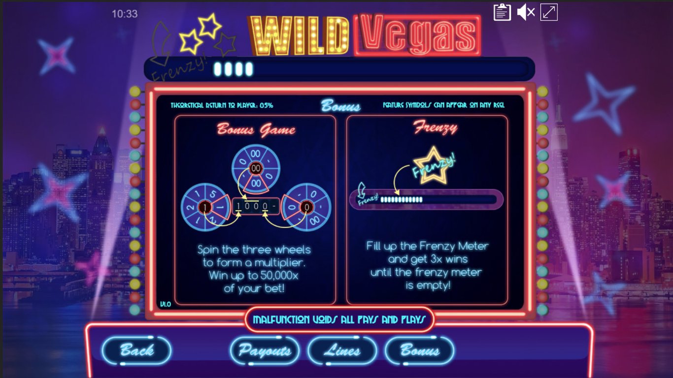 Wild Vegas Slot Slot Image in Demo - pic. 3