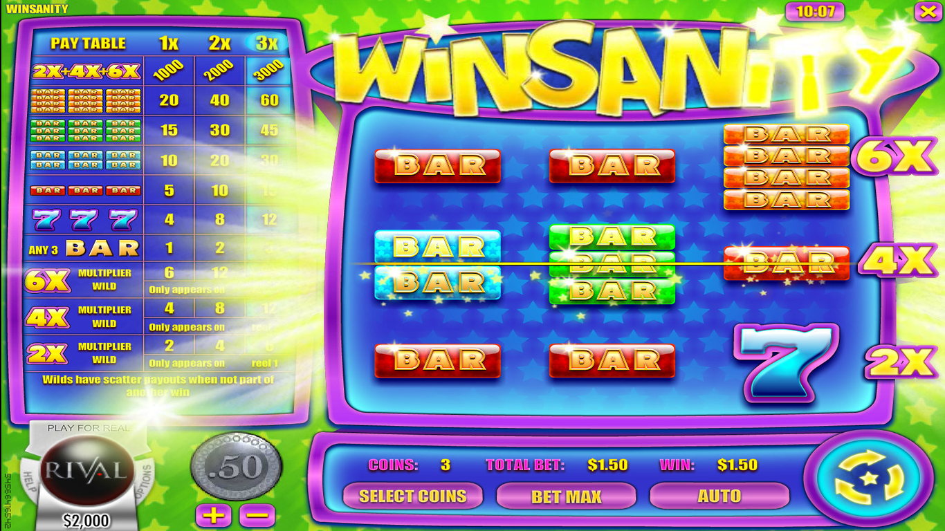 Winsanity Slot Slot Image in Demo - pic. 2