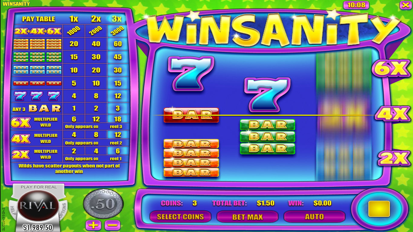 Winsanity Slot Slot Image in Demo - pic. 3