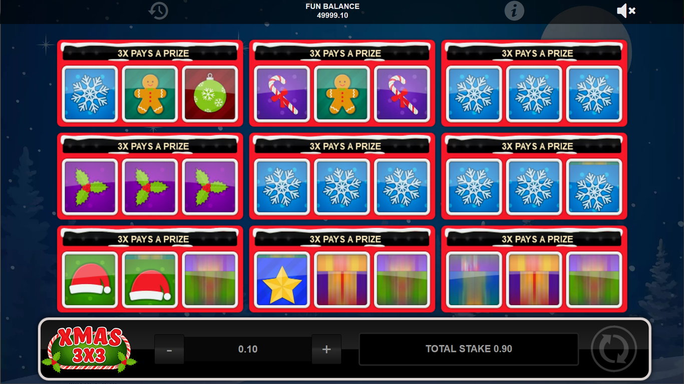 Xmas 3x3 Slot Demo Image