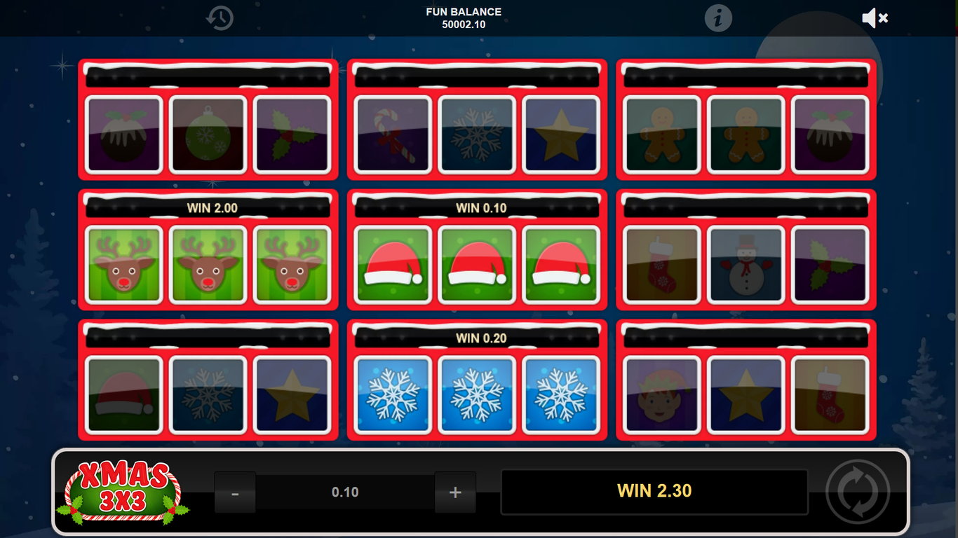 Xmas 3x3 Slot Slot Image in Demo - pic. 2