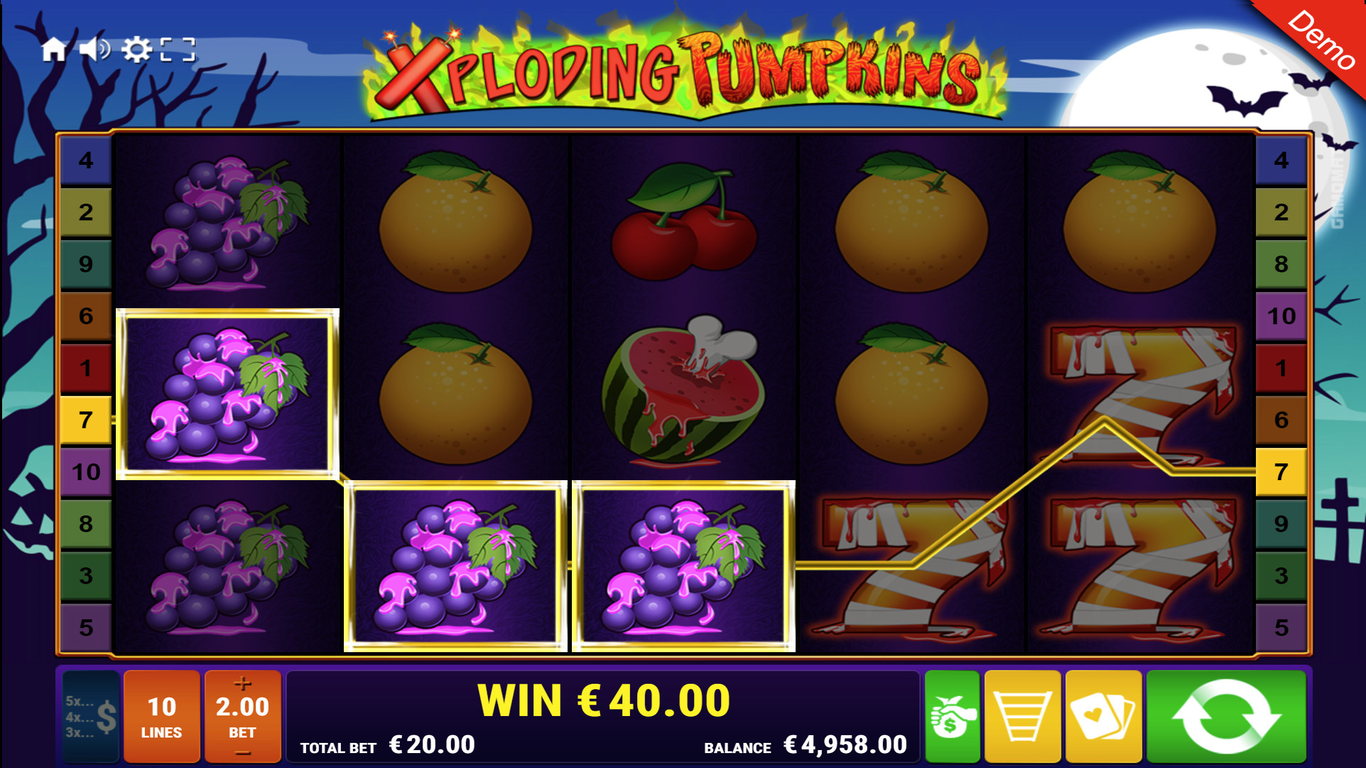 Xploding Pumpkins Slot Slot Image in Demo - pic. 2