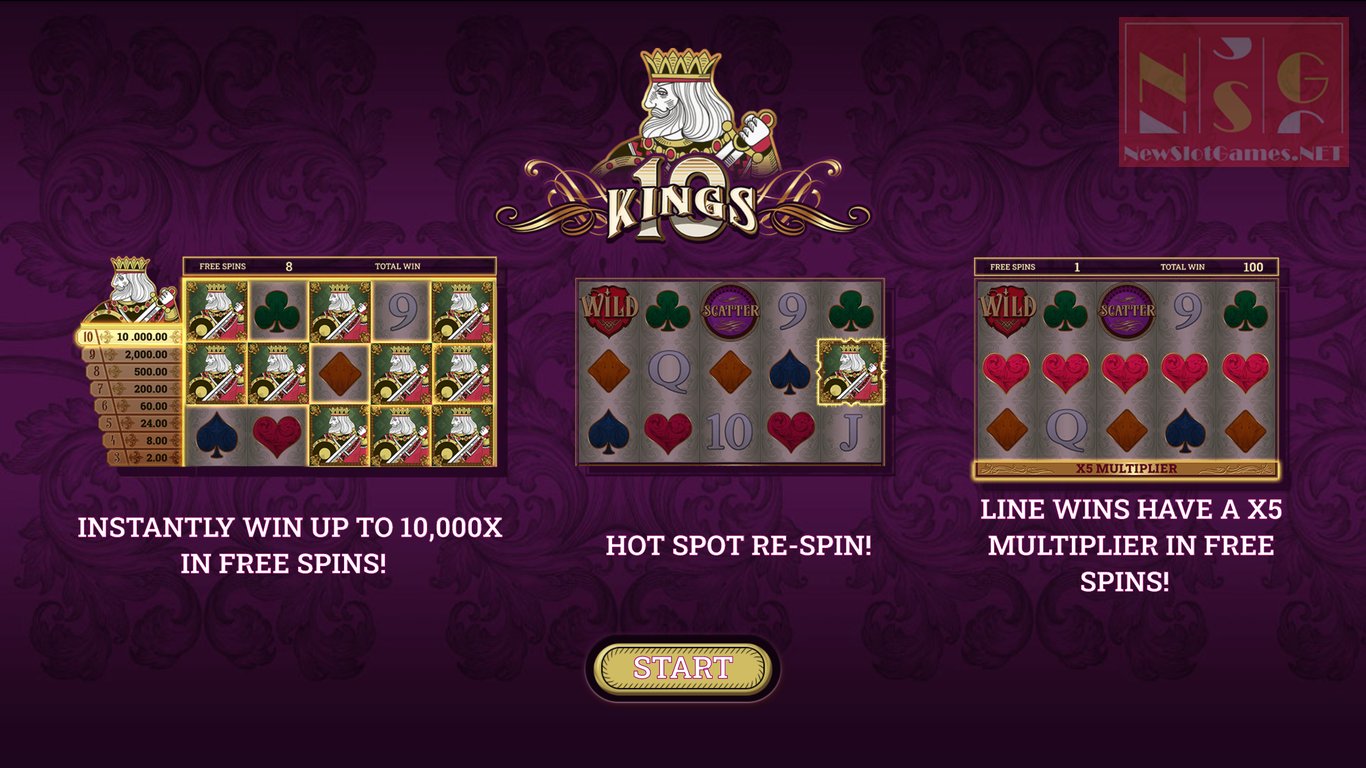 10 Kings Slot Demo Image