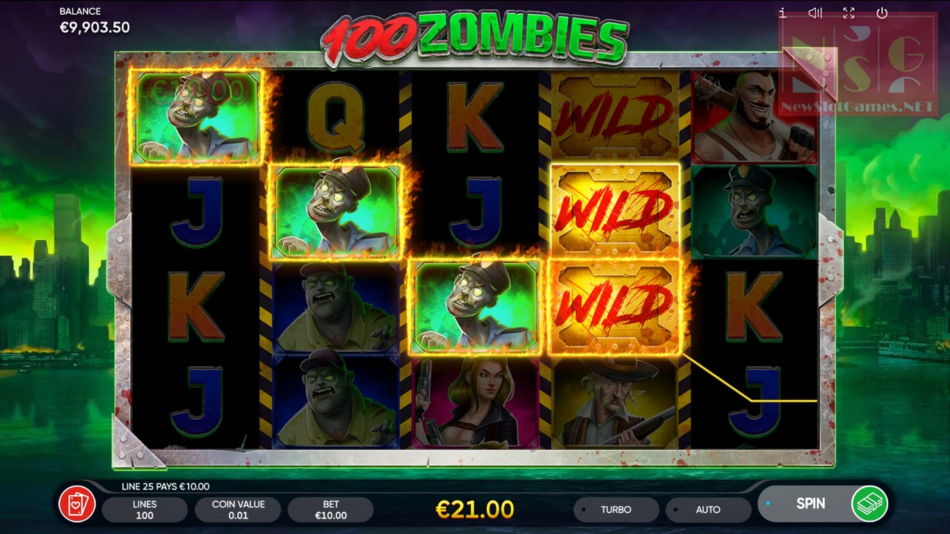 100 Zombies Slot Slot Image in Demo - pic. 3