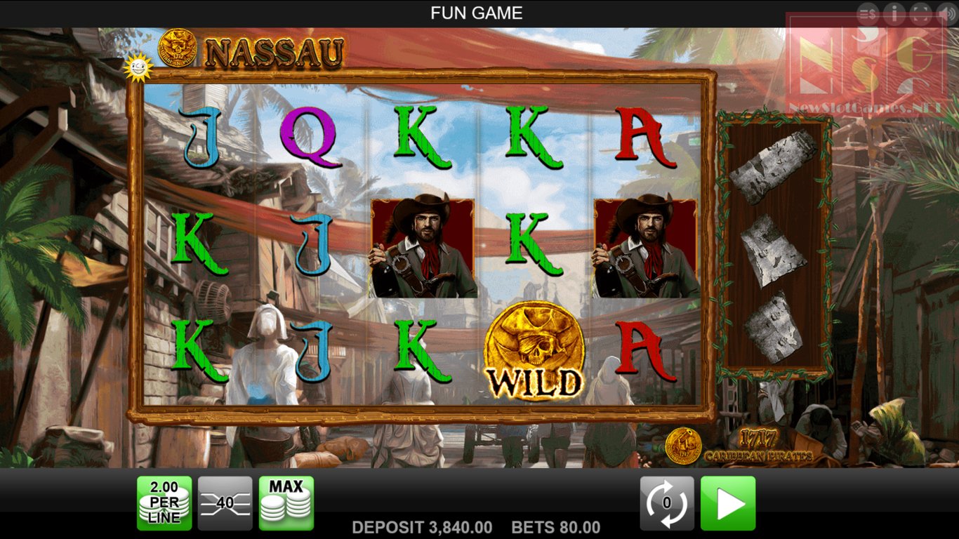 1717 Caribbean Pirates Slot Demo Image