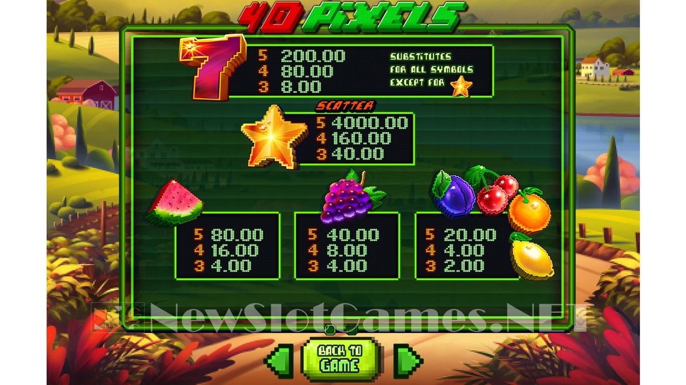 40 Pixels Slot Slot Image in Demo - pic. 4