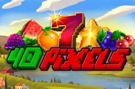 40 Pixels Slot Logo