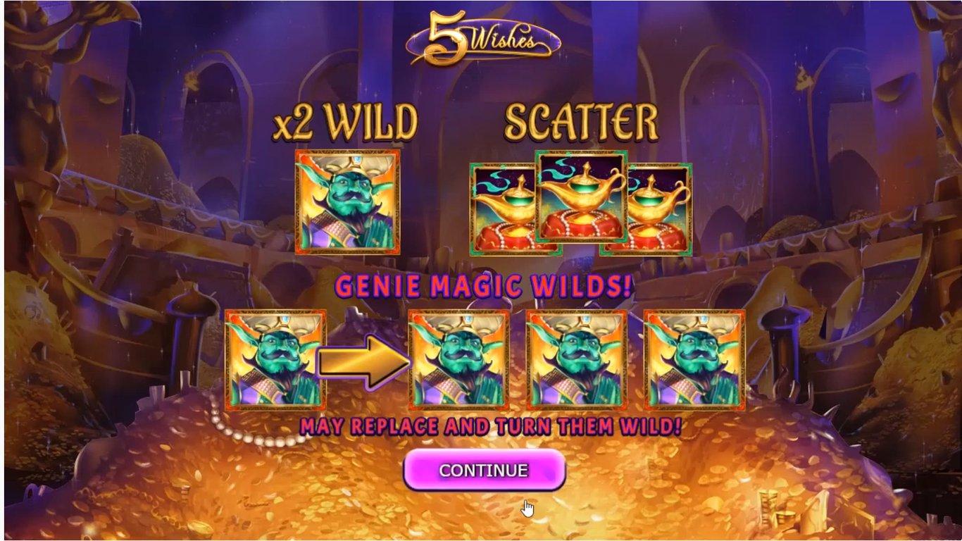 5 Wishes Slot Demo Image