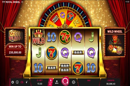 777 Royal Wheel Slot Icon