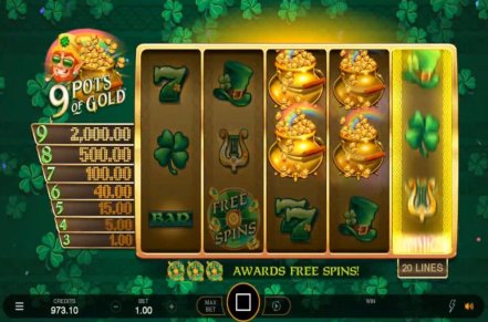 9 Pots of Gold Slot Icon