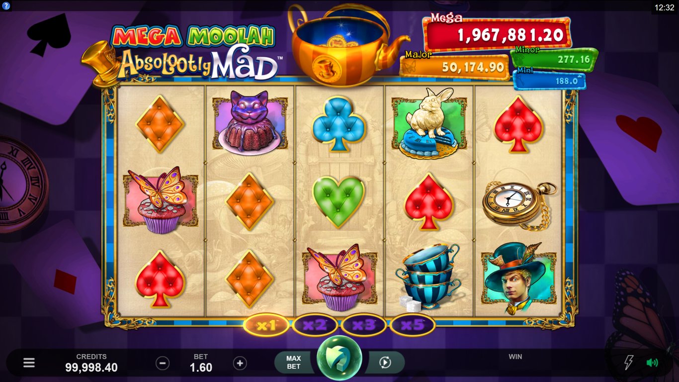 Absolootly Mad: Mega Moolah Slot Demo Image