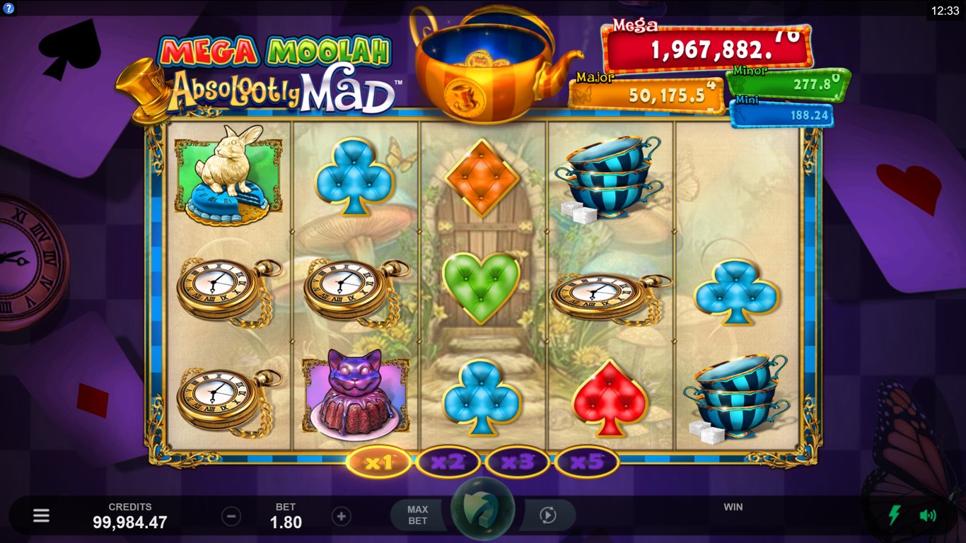 Absolootly Mad: Mega Moolah Slot Slot Image in Demo - pic. 2