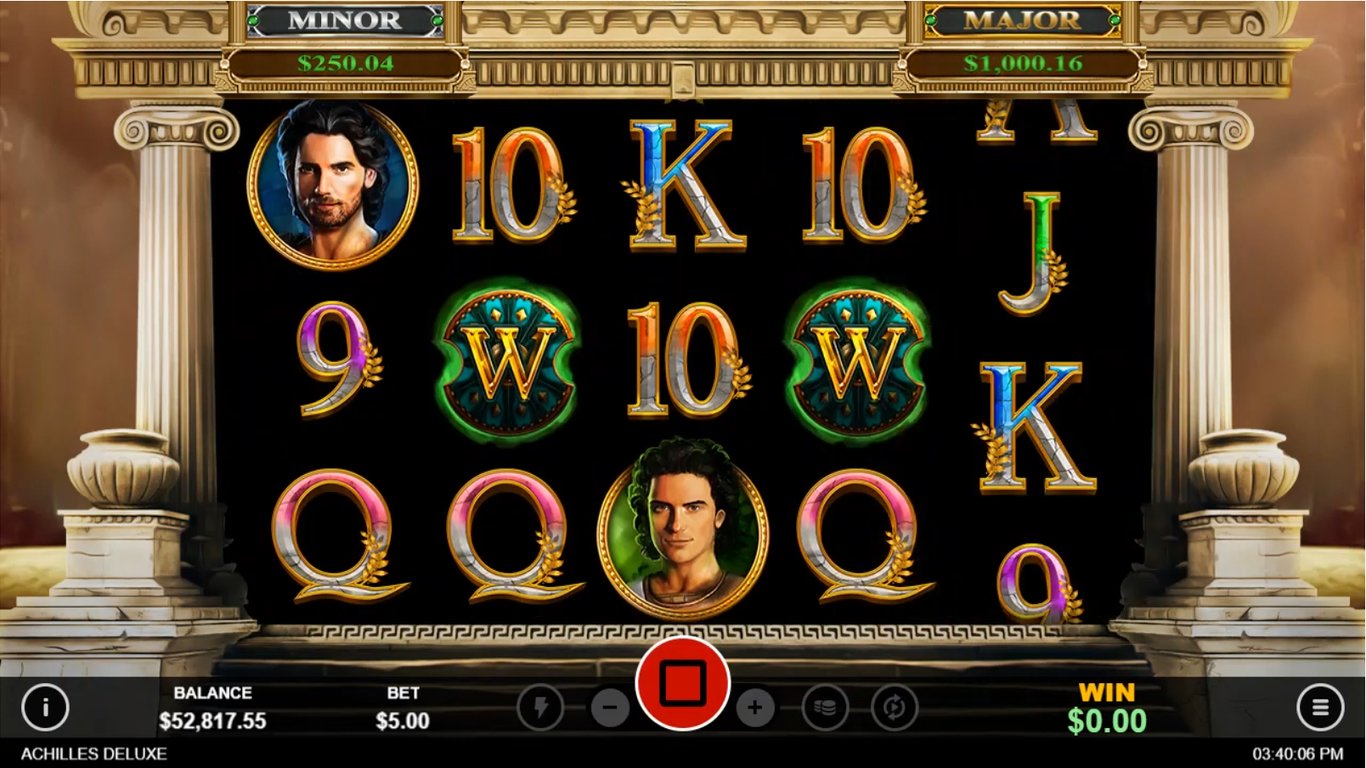 Achilles Deluxe Slot Demo Image