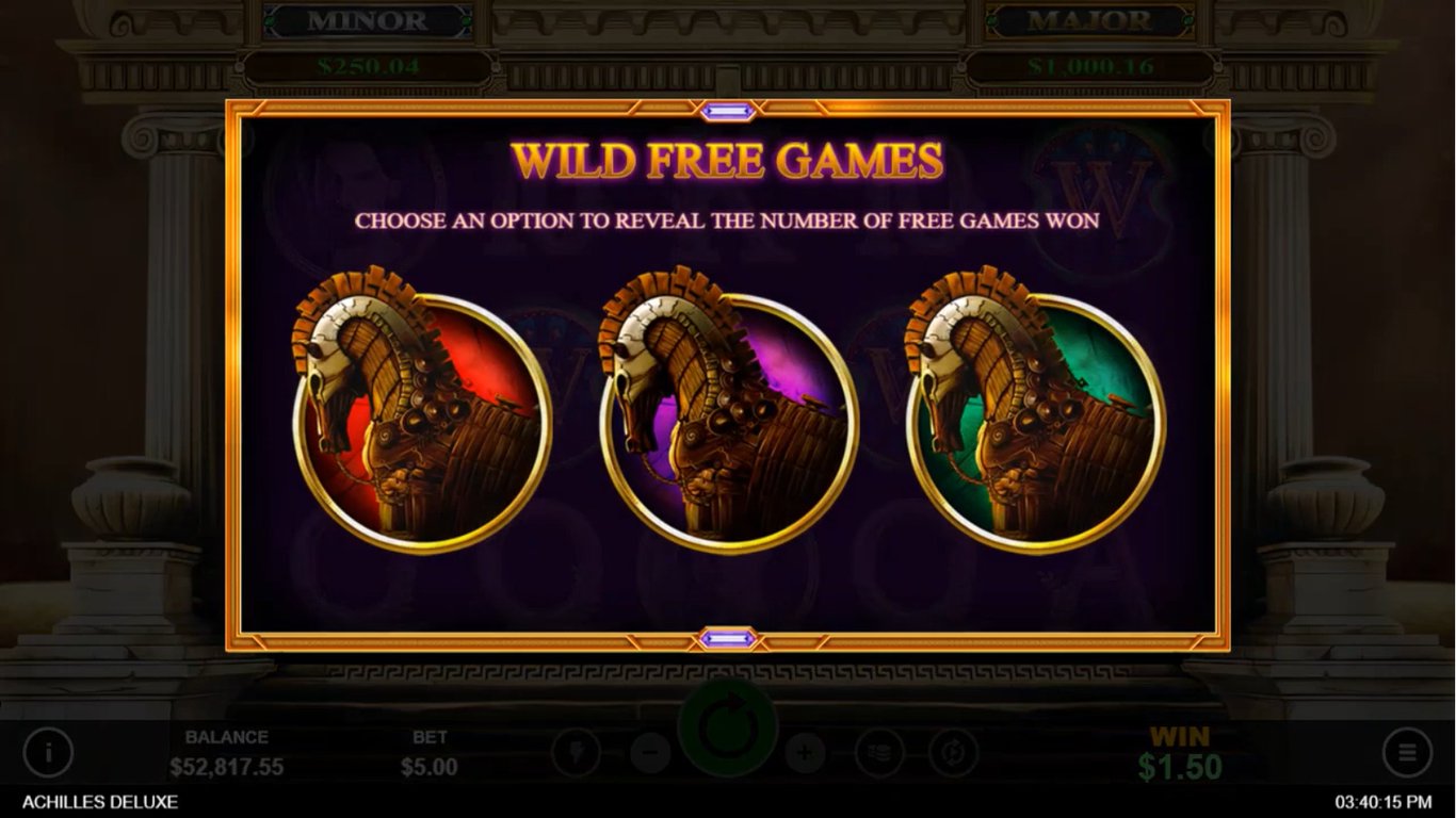 Achilles Deluxe Slot Slot Image in Demo - pic. 2