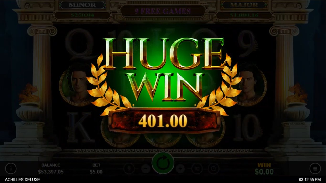 Achilles Deluxe Slot Slot Image in Demo - pic. 3