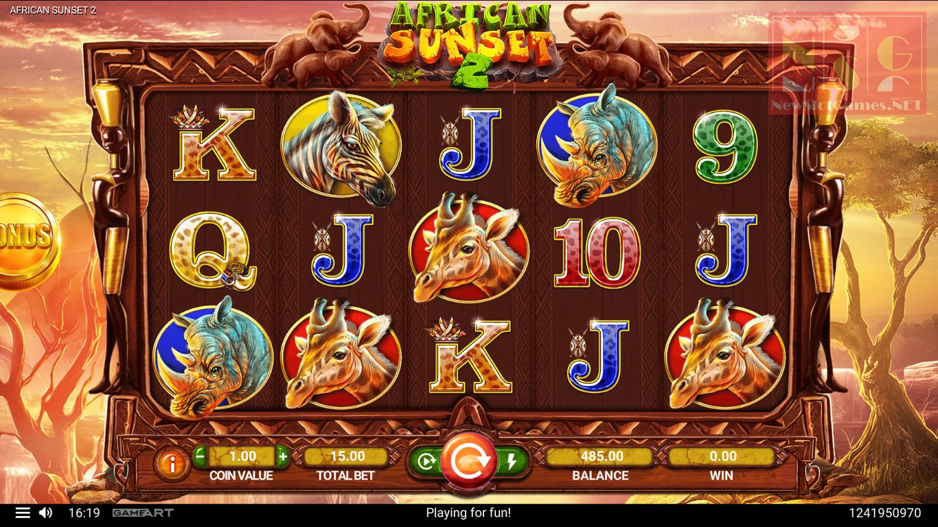 African Sunset 2 Slot Demo Image
