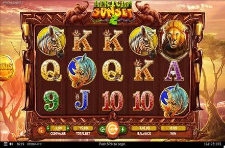 African Sunset 2 Slot Logo