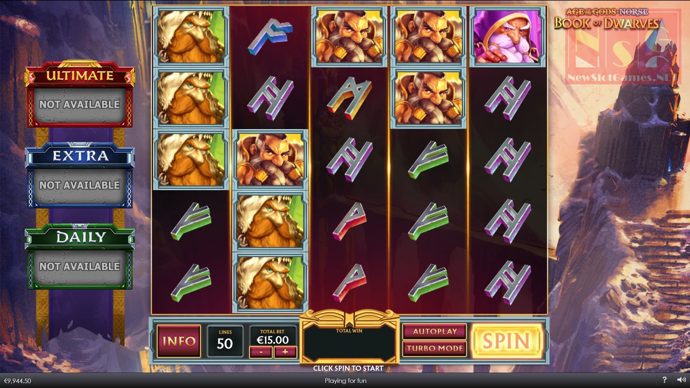 Age of the Gods Norse Book of Dwarves Slot Slot Image in Demo - pic. 2