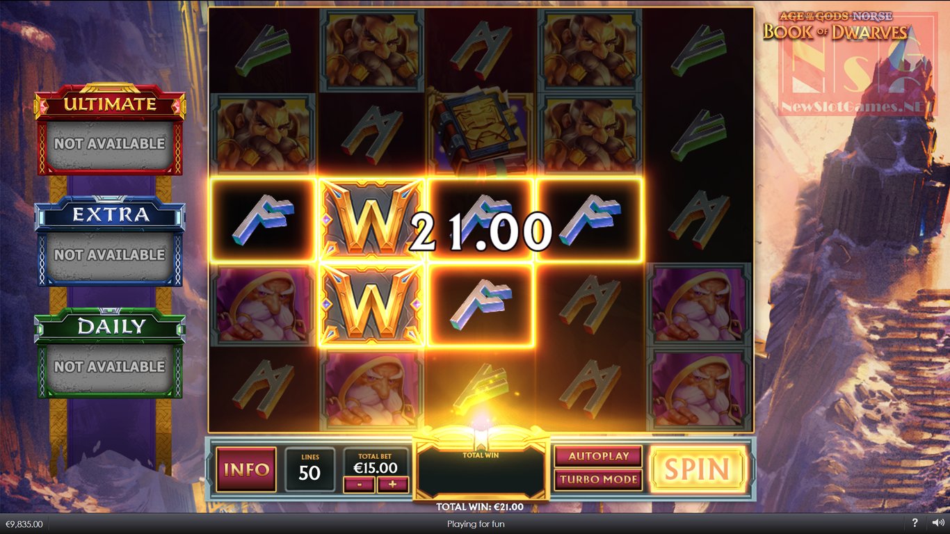 Age of the Gods Norse Book of Dwarves Slot Slot Image in Demo - pic. 3