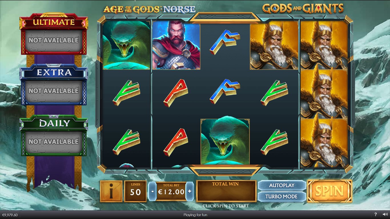 Age of the Gods Norse Gods and Giants Slot Slot Image in Demo - pic. 2