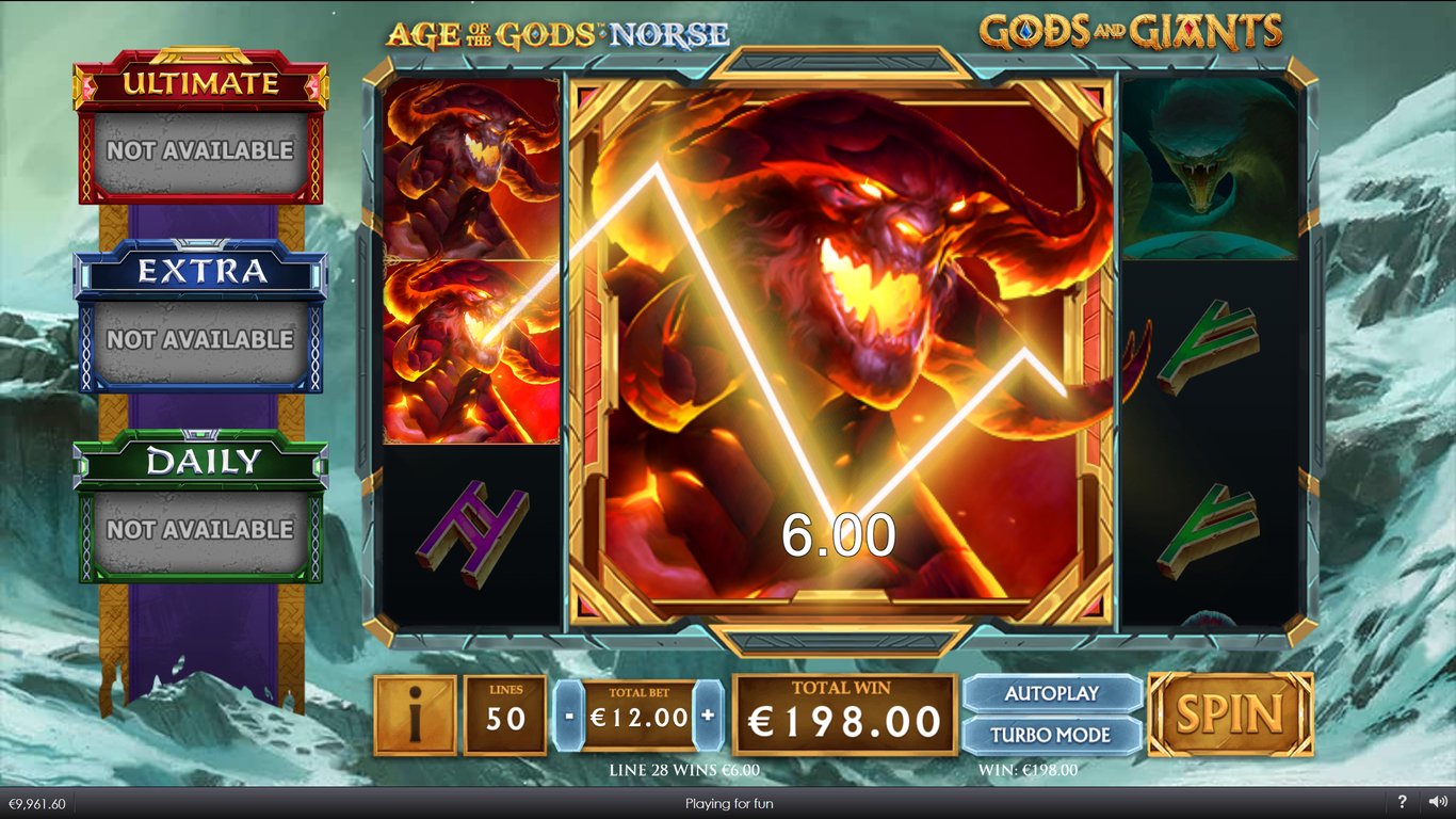 Age of the Gods Norse Gods and Giants Slot Slot Image in Demo - pic. 3
