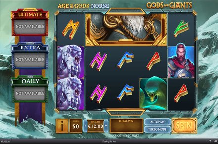 Age of the Gods Norse Gods and Giants Slot Logo