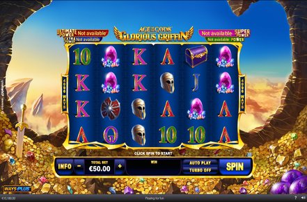 Age Of The Gods Glorious Griffin Slot Logo