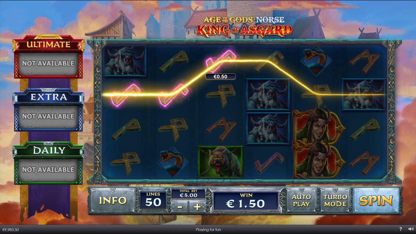 Age of the Gods Norse King of Asgard Slot Slot Image in Demo - pic. 2