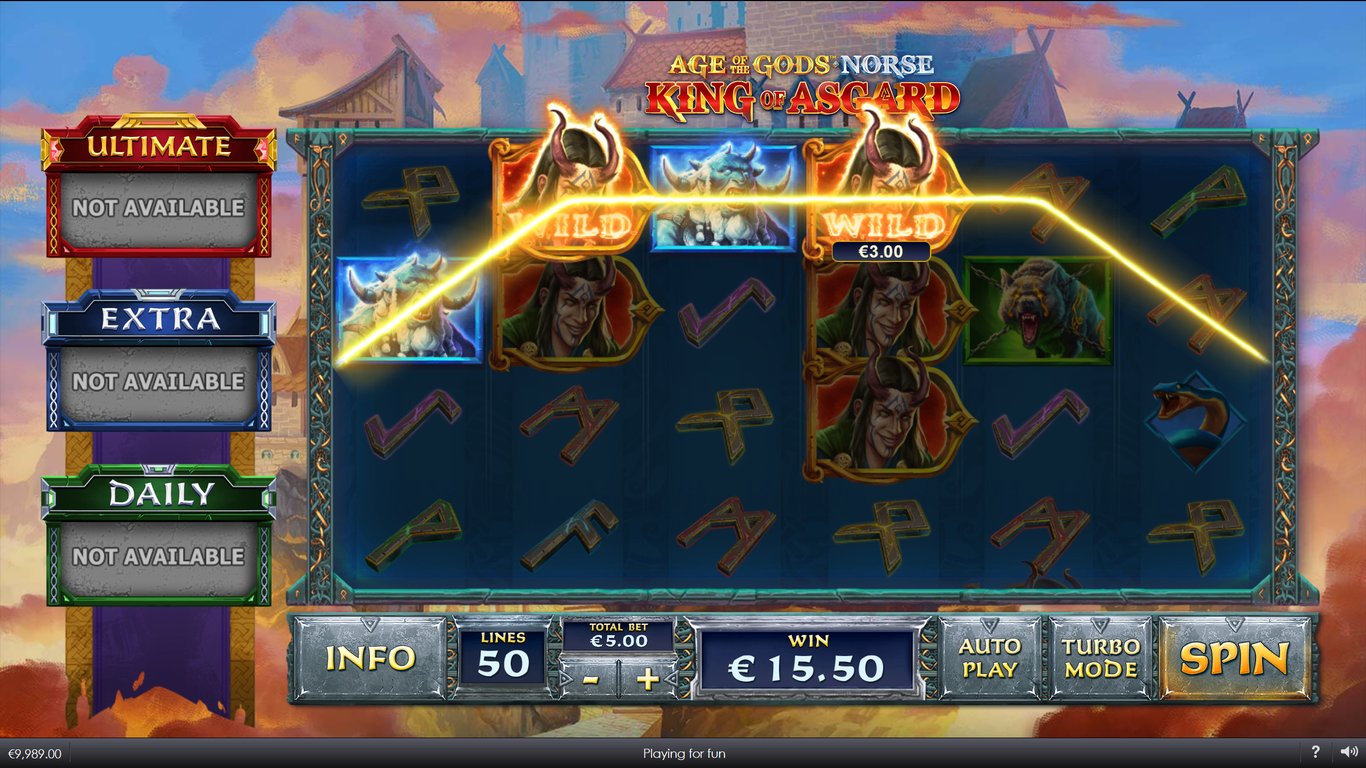 Age of the Gods Norse King of Asgard Slot Slot Image in Demo - pic. 3