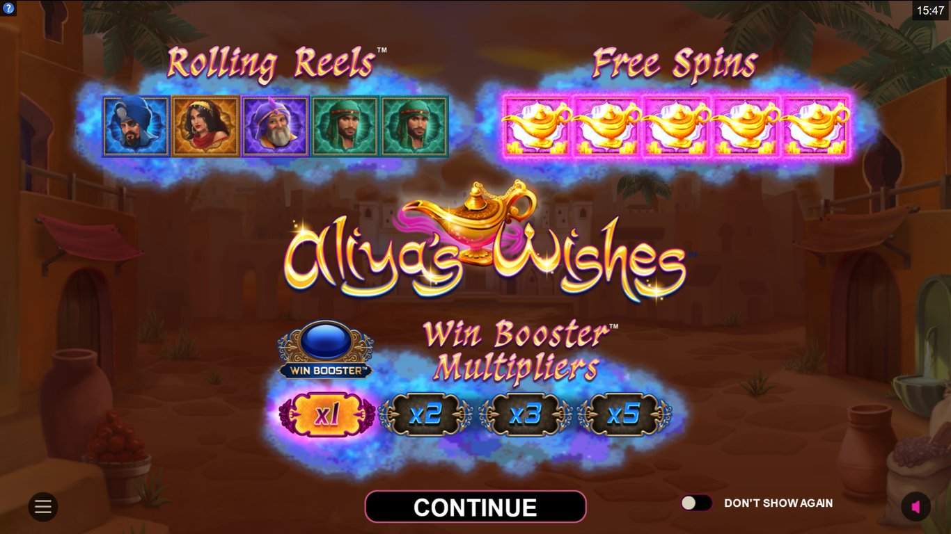 Aliyas Wishes Slot Demo Image