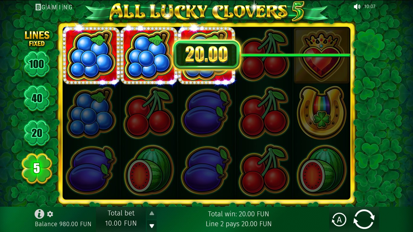 All Lucky Clovers Slot Slot Image in Demo - pic. 3