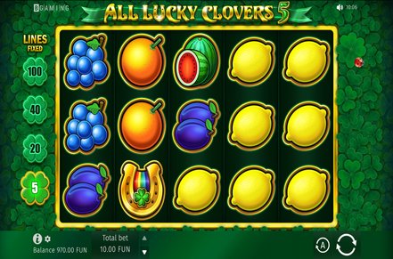 All Lucky Clovers Slot Logo
