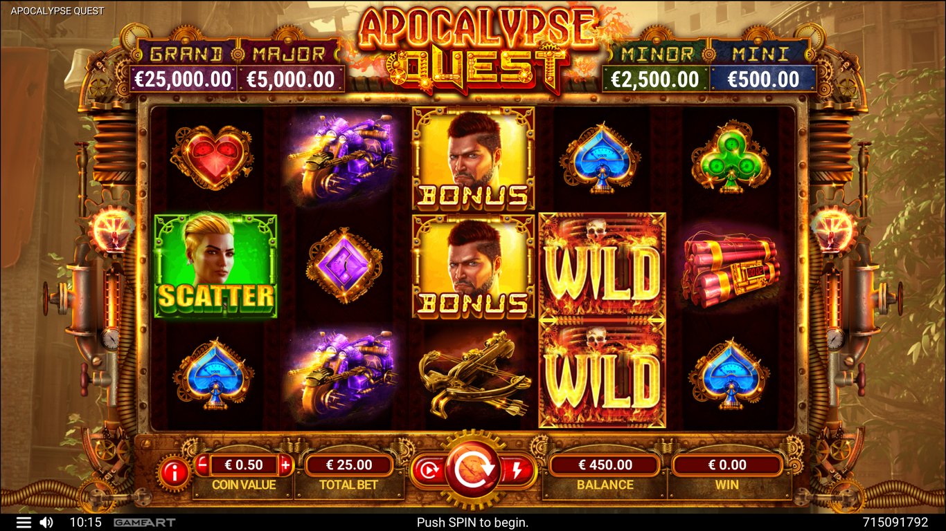 Apocalypse Quest Slot Demo Image