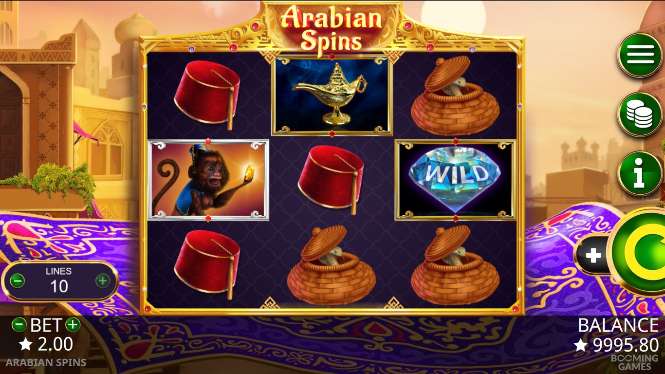 Arabian Spins Slot Demo Image