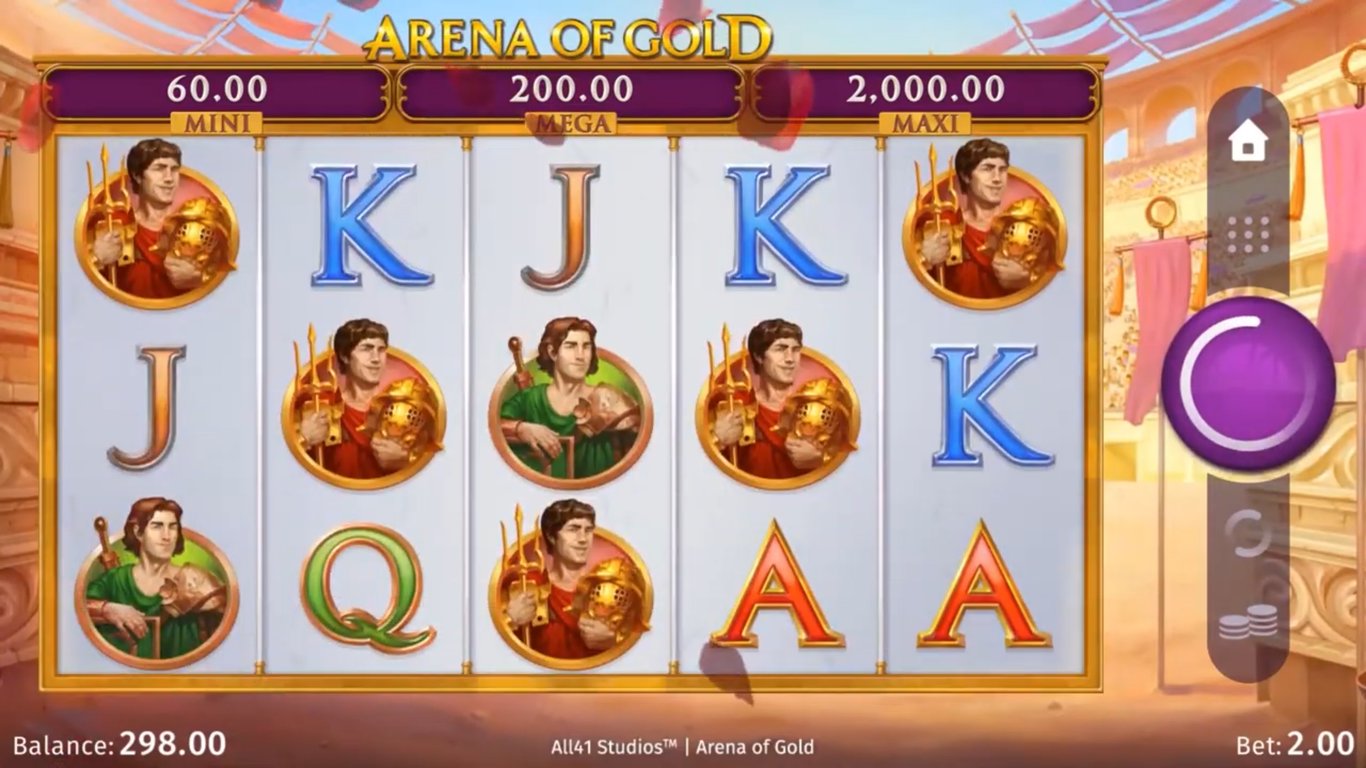 Arena of Gold Slot Demo Image
