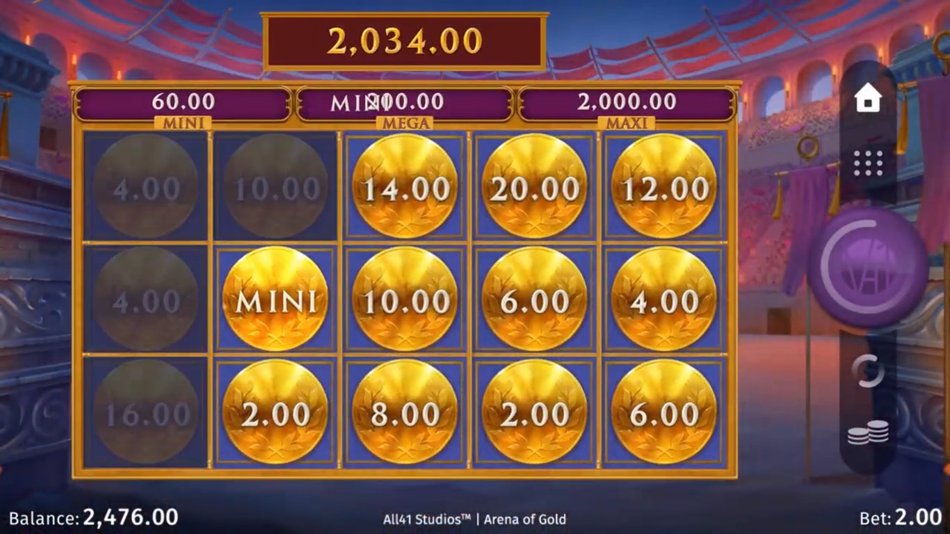 Arena of Gold Slot Slot Image in Demo - pic. 3