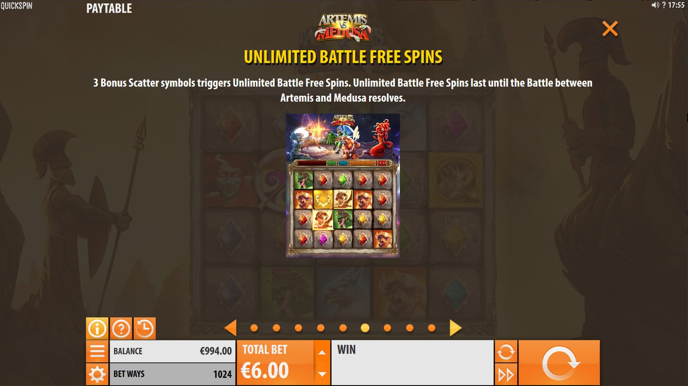 Artemis vs Medusa Slot Slot Image in Demo - pic. 3