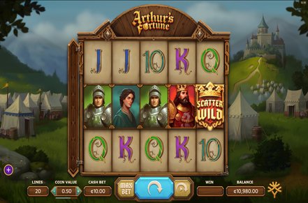 Arthurs Fortune Slot Logo