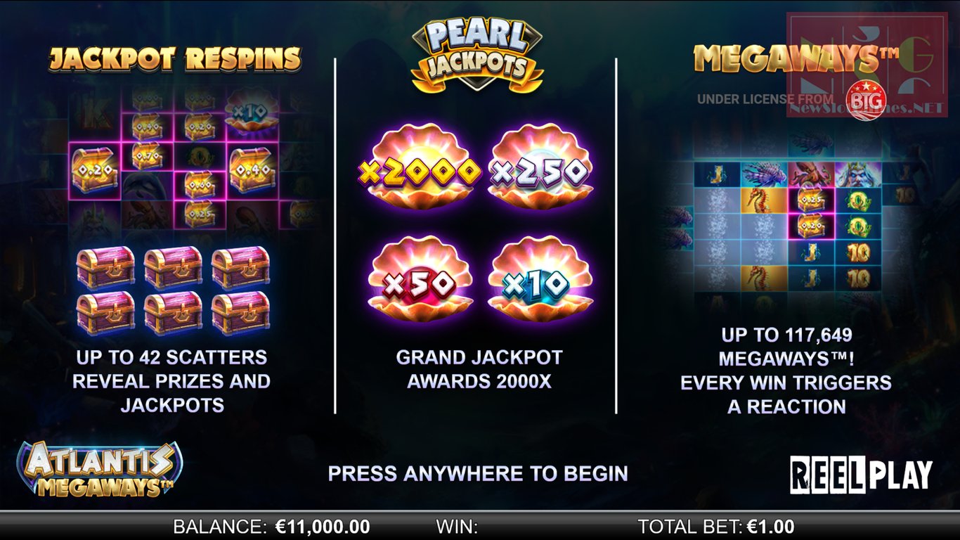 Atlantis Megaways Slot Demo Image