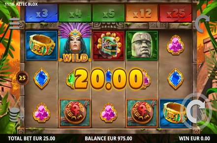 Aztec Blox Slot Logo