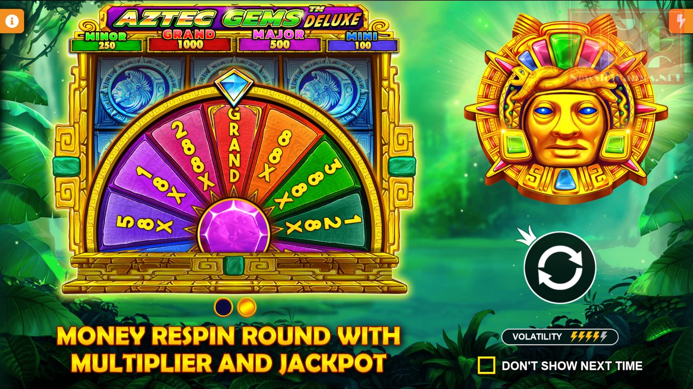 Aztec Gems Deluxe Slot Demo Image