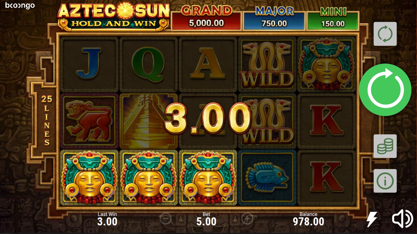 Aztec Sun Slot Demo Image